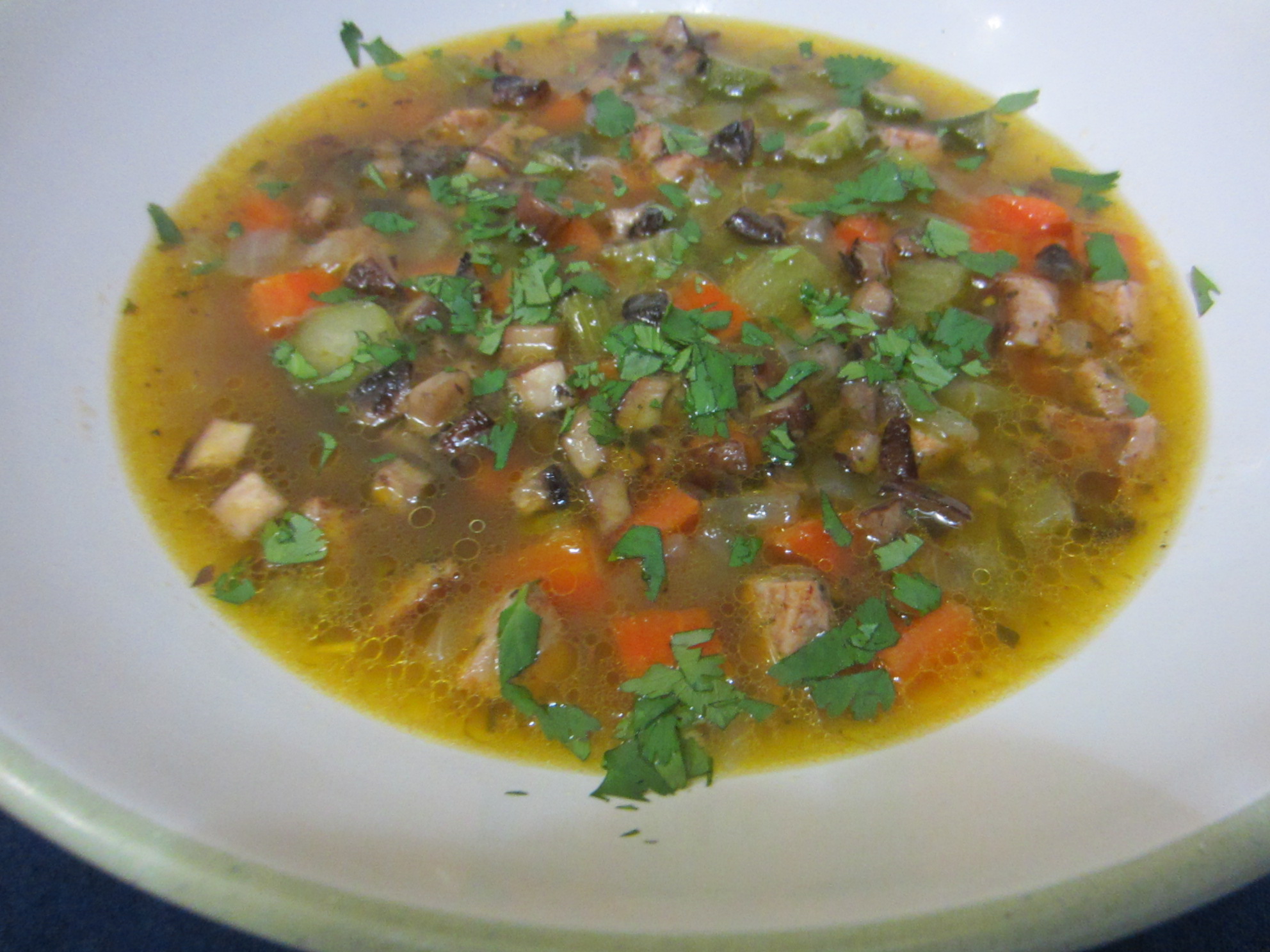 Chicken Sausage Soup | The Slow Carb Chef
